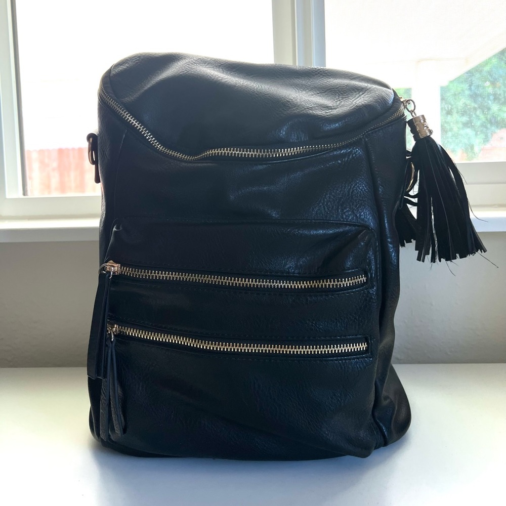 MMS Vegan Leather BackPack Bag